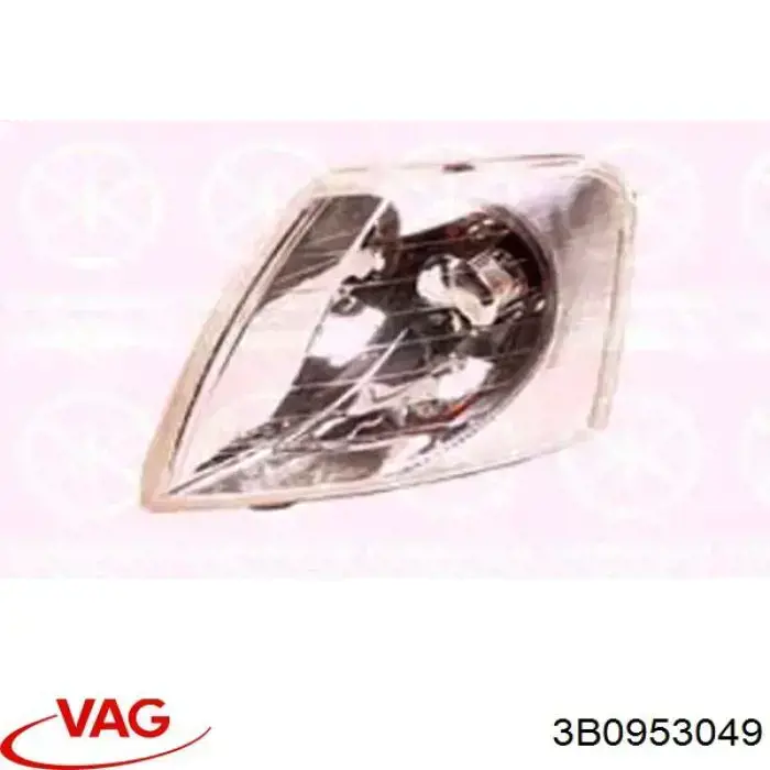 Поворотник лівий VAG 3B0953049