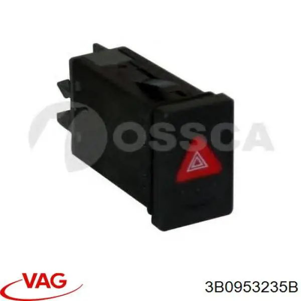 Купити 3B0953235B VAG Кнопка включення аварійного сигналу