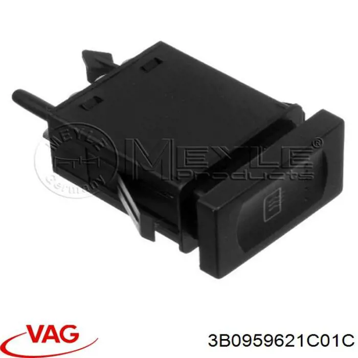 Купити 3B0959621C01C VAG Кнопка вмикання обігріву заднього скла