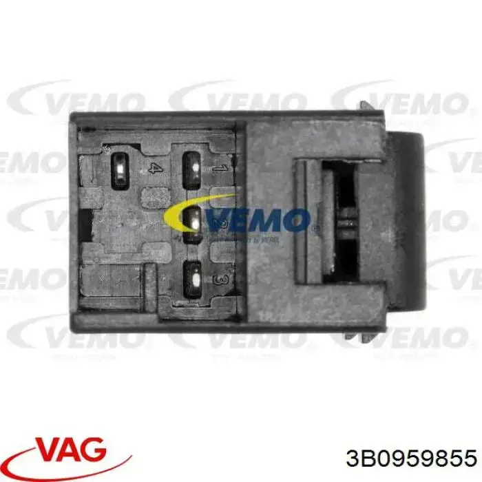 Купити 3B0959855 VAG Кнопка вмикання двигуна склопідіймача задня