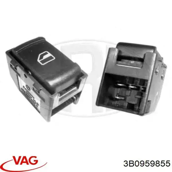 Кнопка вмикання двигуна склопідіймача задня 3B0959855 VAG