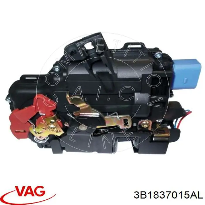 Замок передньої двері, лівої VAG 3B1837015AL ціна, від 24.81 USD