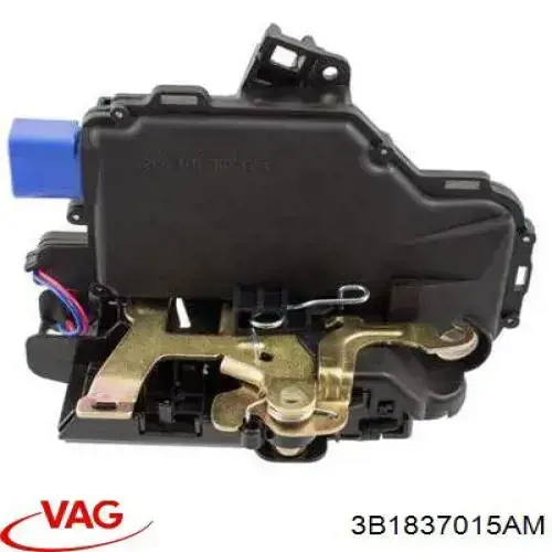 Замок передньої лівої двері 3B1837015AM VAG