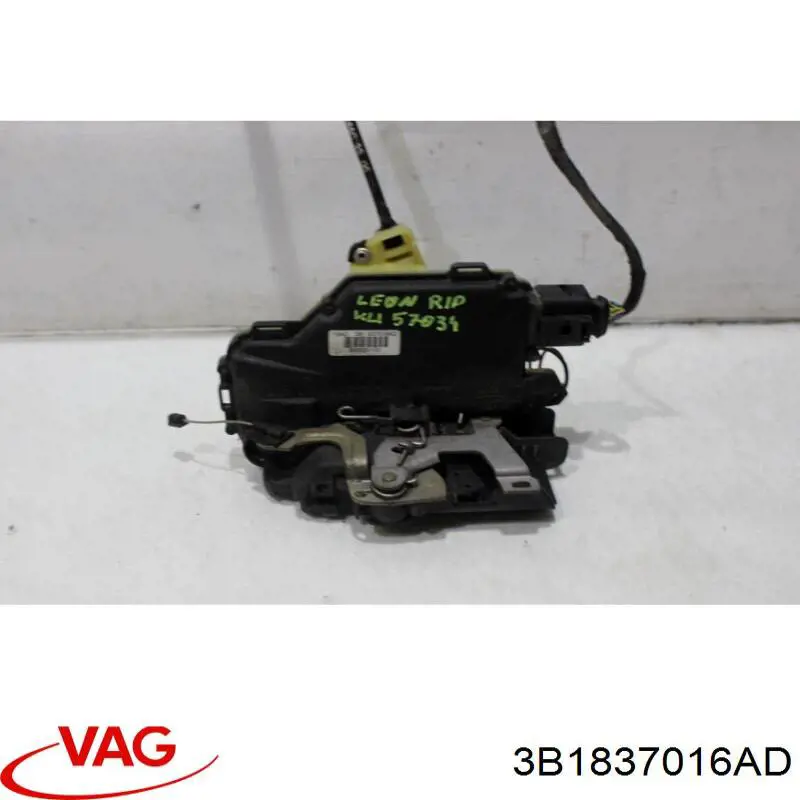 Купити 3B1837016AD VAG Замок дверки правої передньої