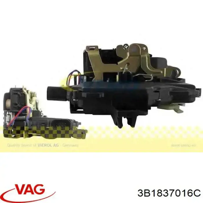 Купити 3B1837016C VAG Замок дверки правої передньої