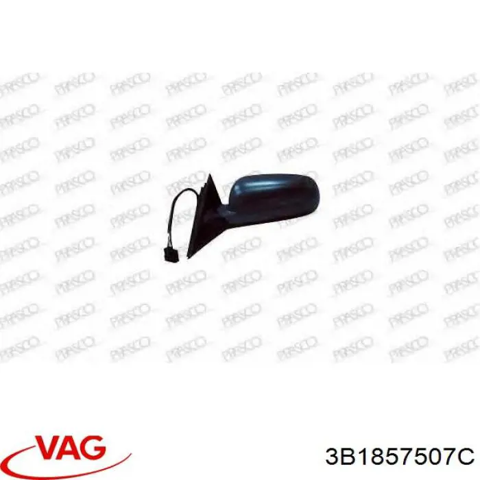 Ліве бічне дзеркало VAG 3B1857507C ціна, від 35.16 USD
