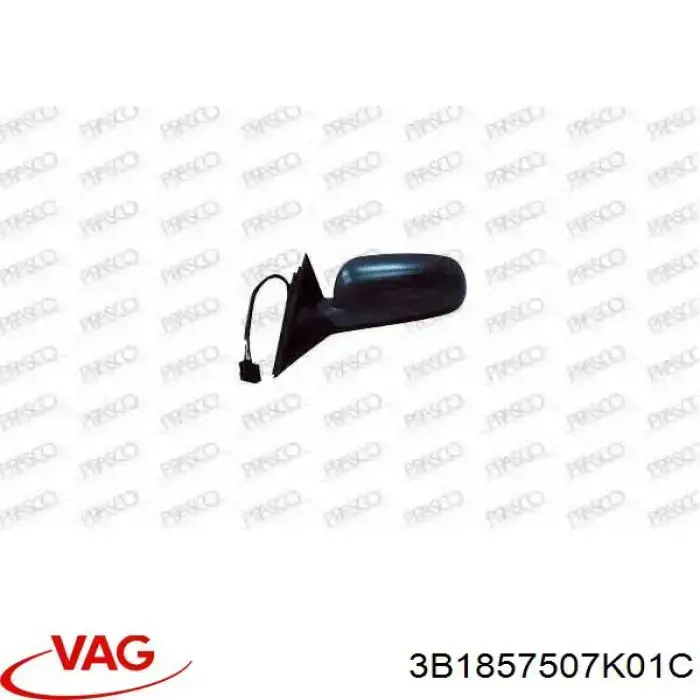 Ліве бокове дзеркало 3B1857507C01C VAG