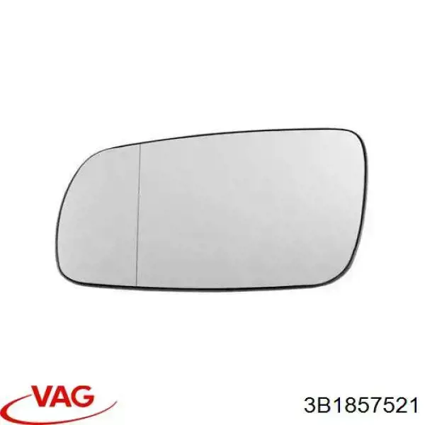 3B1857521 VAG дзеркальний елемент дзеркала заднього виду, лівого