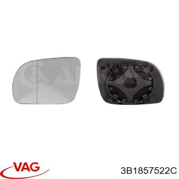 Купити 3B1857522C VAG Скло дзеркала заднього виду, правого