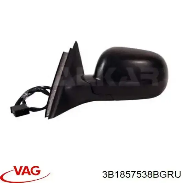 Накладка правого бокового дзеркала VAG 3B1857538BGRU
