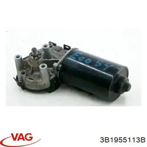 3B1955113B VAG двигун склоочисника лобового скла (трапеції)
