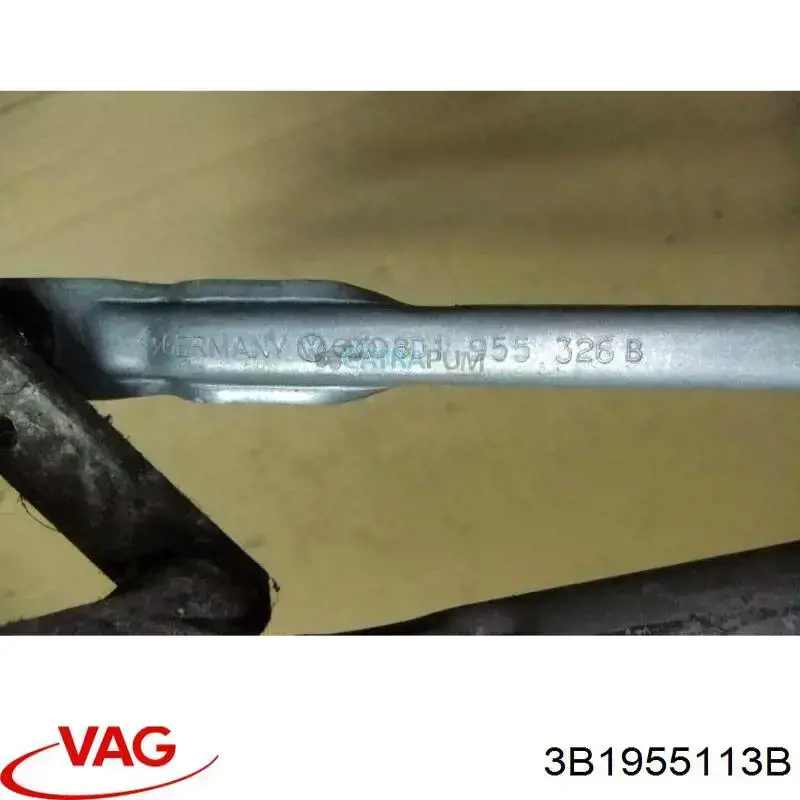 Двигун склоочисника лобового скла (трапеції) 3B1955113B VAG