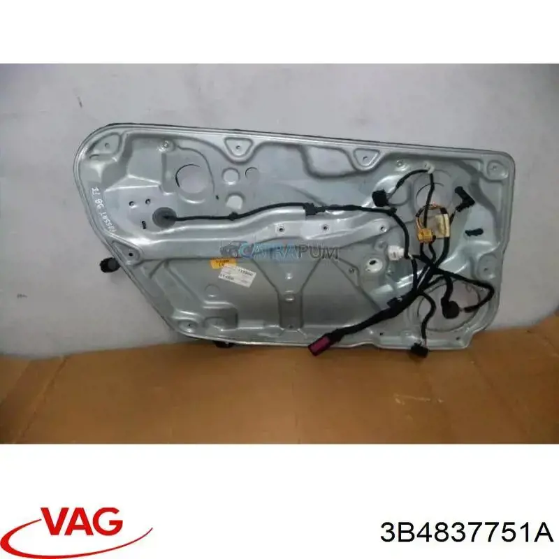 Склопідйомник передньої лівої двері 3B4837751A VAG