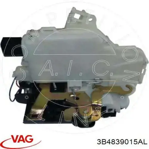 Купити 3B4839015AL VAG Замок задньої двері, лівої