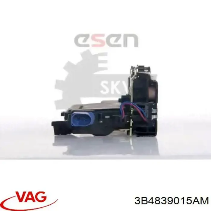 Замок задньої двері, лівої 3B4839015AM VAG