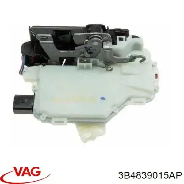 3B4839015AF VAG Замок задніх дверей, лівих