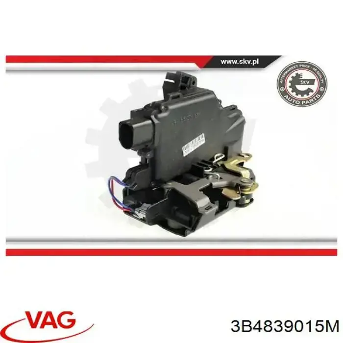 Купити 3B4839015M VAG Замок задньої двері, лівої