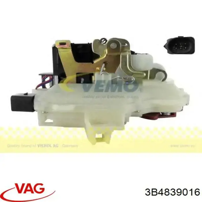 Замок задньої дверї, правої VAG 3B4839016