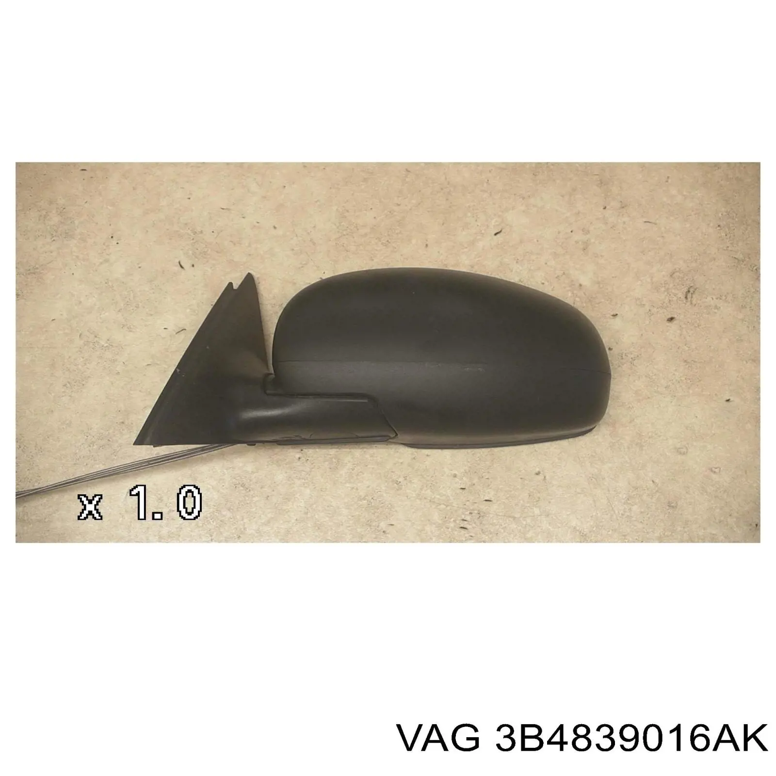Купити 3B4839016AK VAG Замок задньої дверї, правої