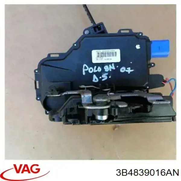 Замок задніх дверей, правих VAG 3B4839016AN