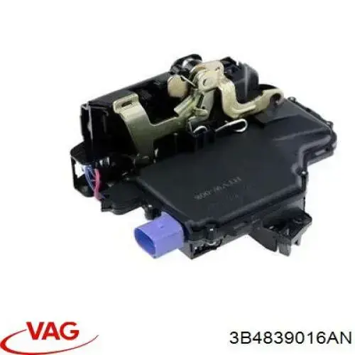 3B4839016AN VAG Замок задньої дверї, правої