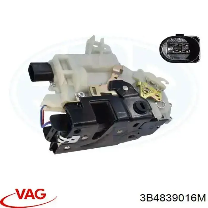 Купити 3B4839016M VAG Замок задньої дверї, правої