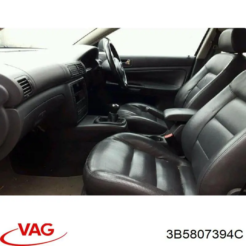 Кронштейн бампера заднього, правий 3B5807394C VAG