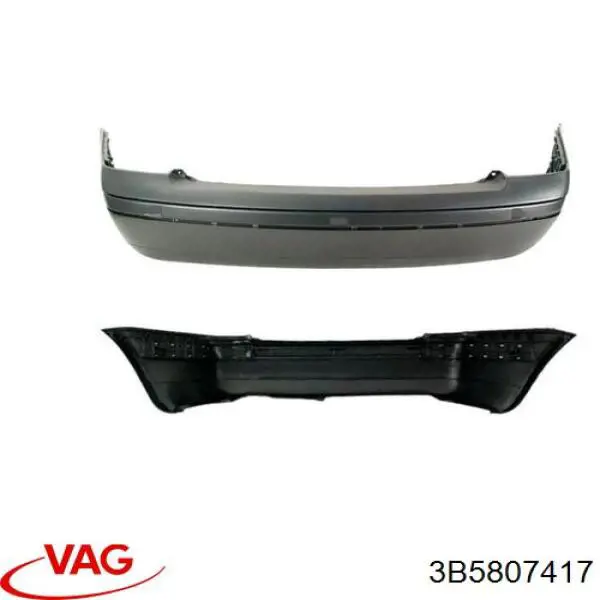 Купити 3B5807417 VAG Задній бампер