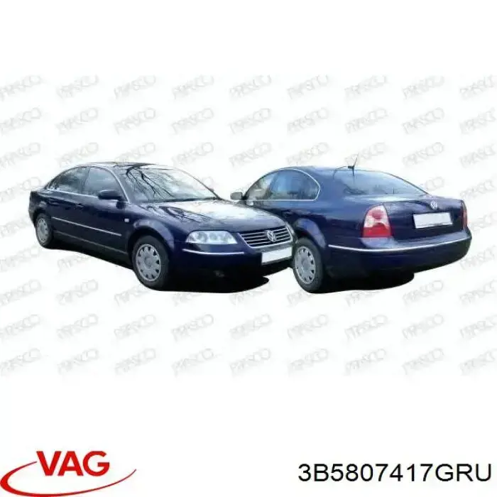 Купити 107231913 VAG Задній бампер