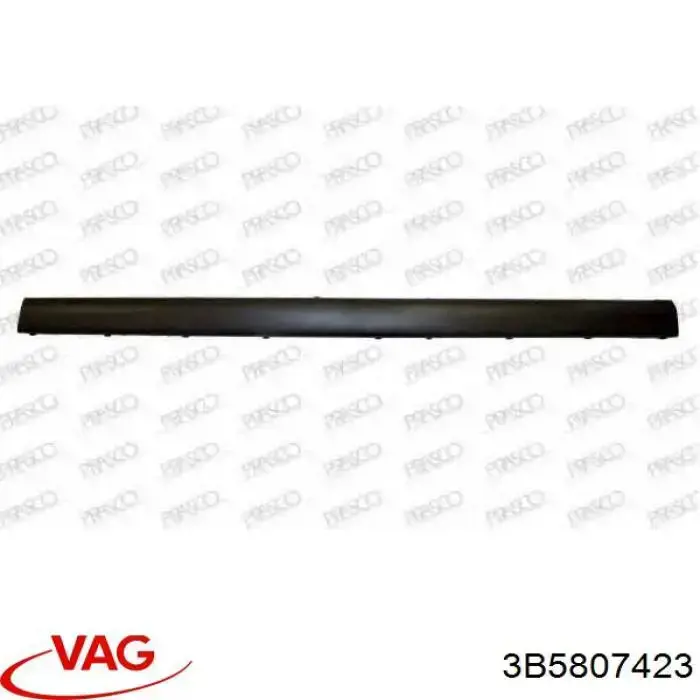 Купити 3B5807423 VAG Молдинг заднього бампера, центральний