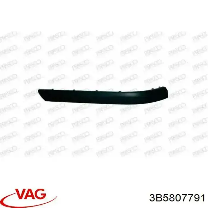 Молдинг заднього бампера, лівий VAG 3B5807791 ціна, від 13.20 USD
