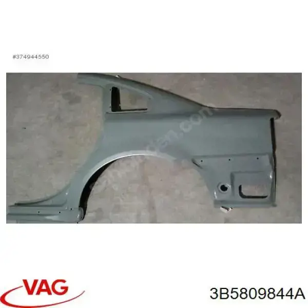 Бічна частина задні праві VAG 3B5809844A ціна, від 55.56 USD