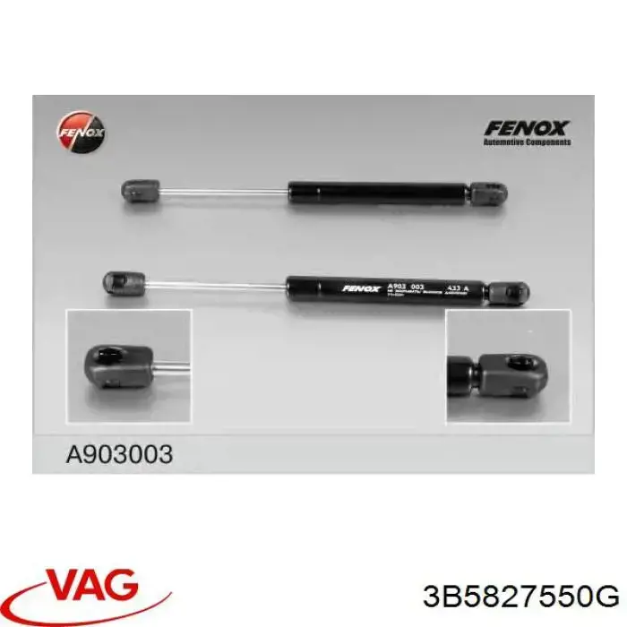 Купити 3B5827550G VAG Амортизатор двері багажника
