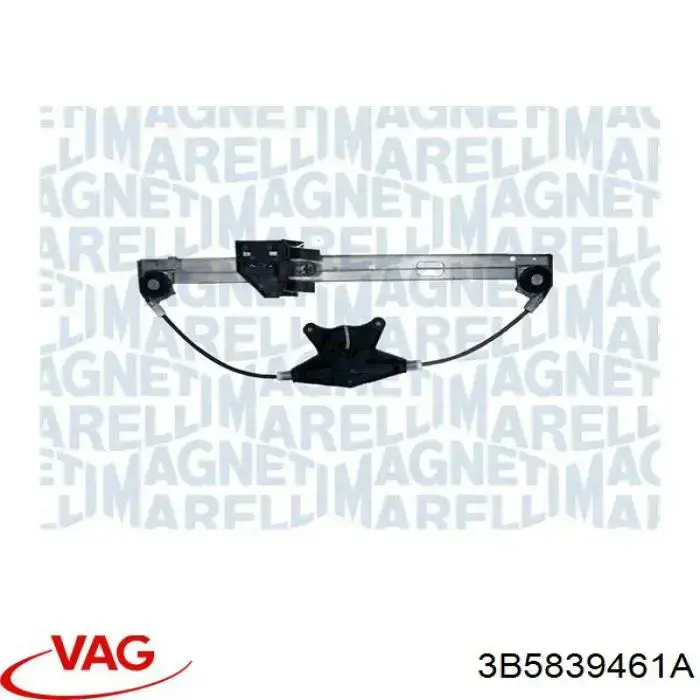Купити 3B5839461A VAG Механізм склопідіймача двері задньої, лівої