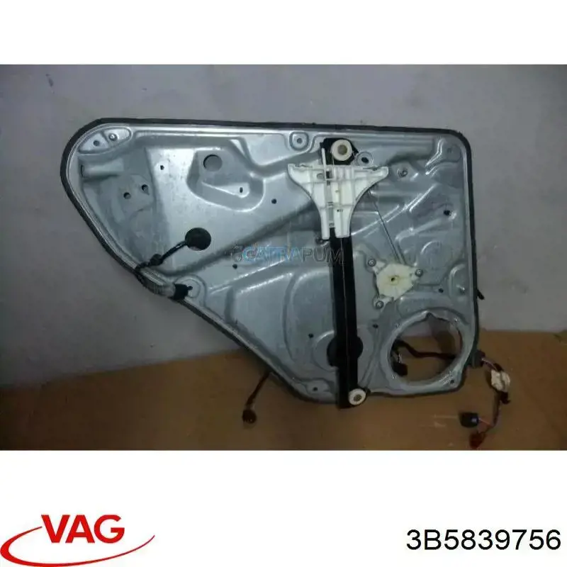 Механізм склопідйомника двері задньої, правої VAG 3B5839656C ціна, від 14.17 USD