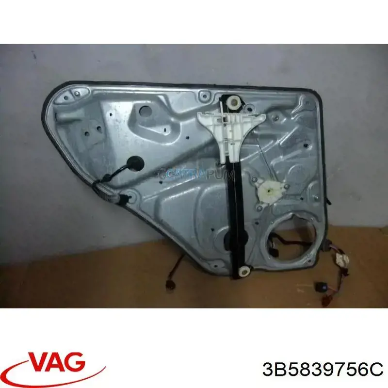 3B5839756C VAG Склопідйомник задніх правих дверей