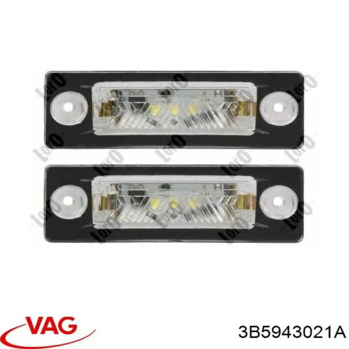 3B5943021A VAG Ліхтар освітлення номерного знака