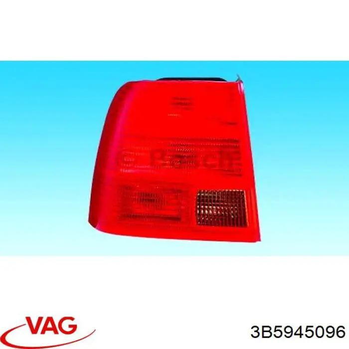 Задні ліхтарі VAG 3B5945096 ціна, від 43.98 USD