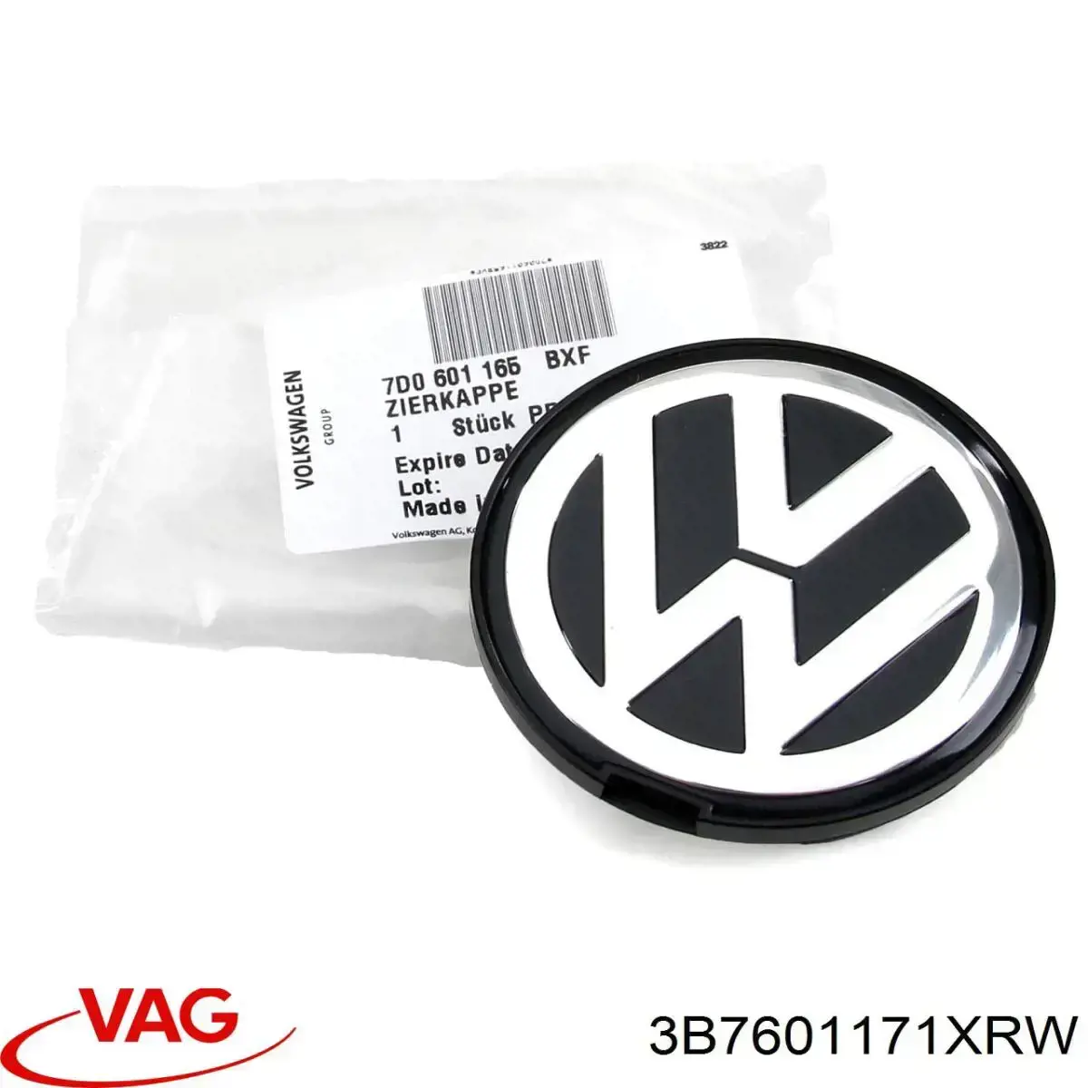 Ковпак диска VAG 3B7601171XRW
