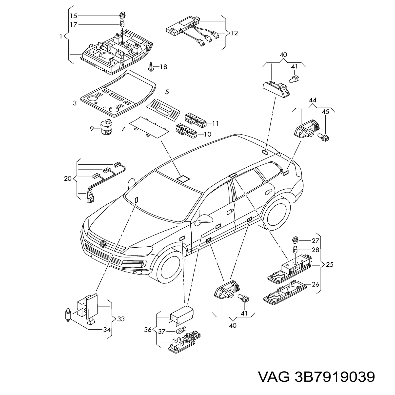  3B7919039 VAG