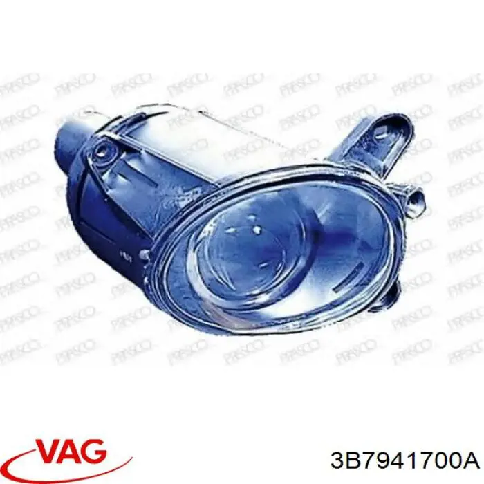 Фара протитуманна, права 3B7941700A VAG