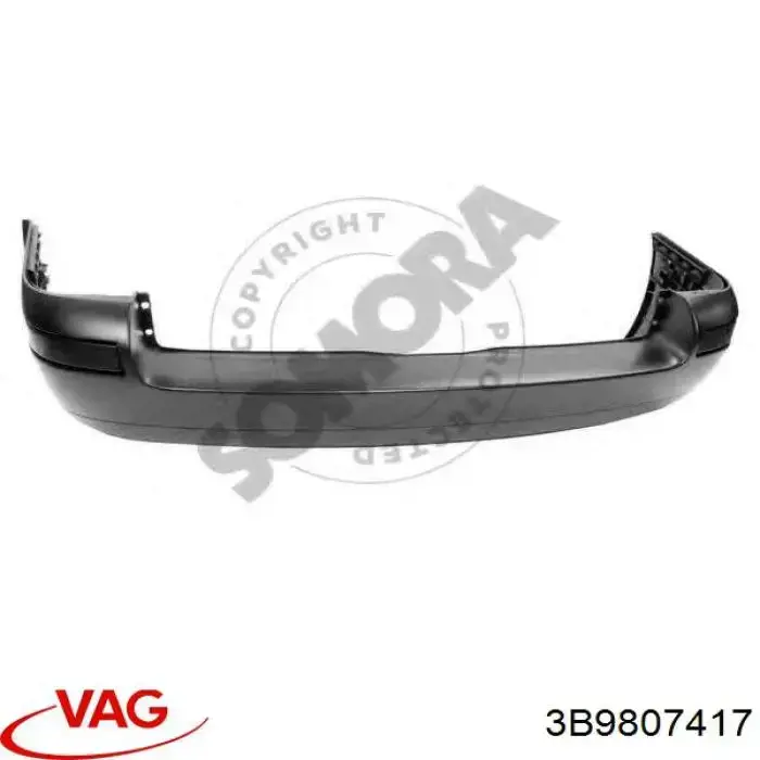 Кожух бампера заднього VAG 3B9807417 ціна, від 31.81 USD