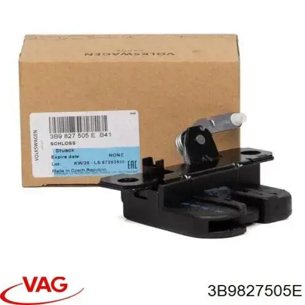 Купити 3B9827505E VAG Замок 3/5-х дверей, задній