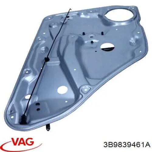 Механізм стеклопод'емника двері задньої, лівої VAG 3B9839461A