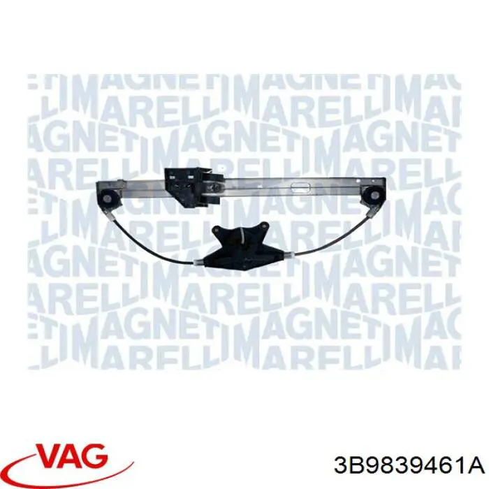 3B9839461A VAG Механізм склопідйомника двері задньої, лівої