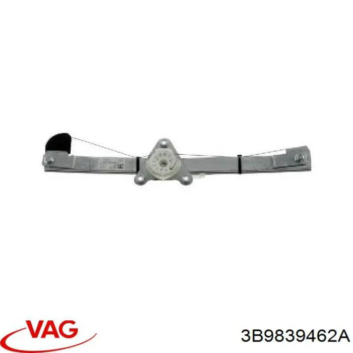 Механізм склопідіймача двері задньої, правої 3B9839462A VAG