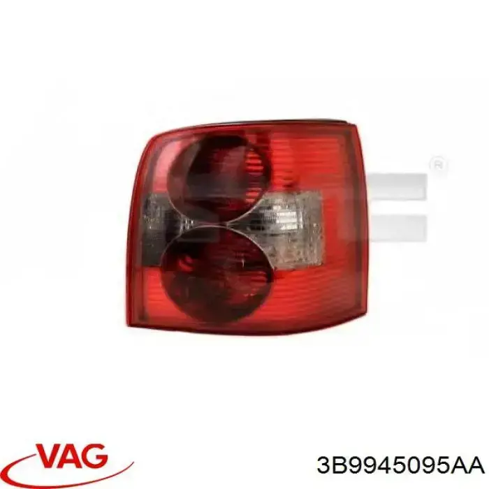 Ліхтар задній лівий VAG 3B9945095AA ціна, від 61.33 USD