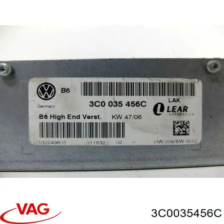  VAG 3C0035456C ціна, від 333.07 USD