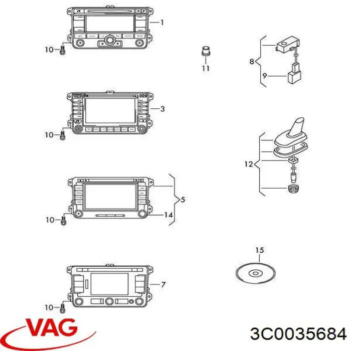 3C0035684 VAG 