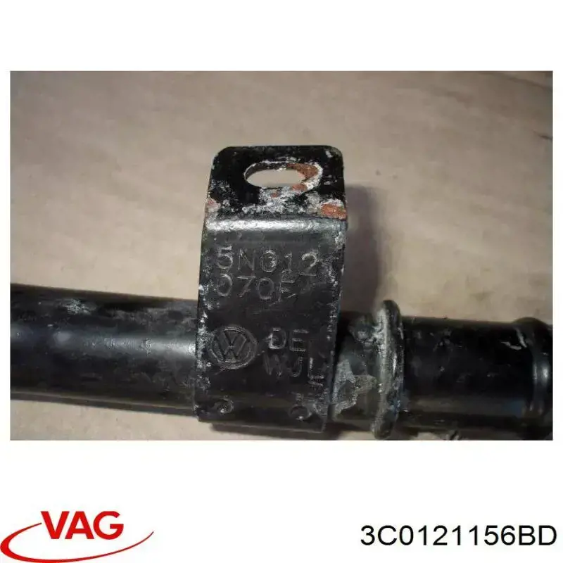 Купити 3C0121156BD VAG Шланг/патрубок радіатора охолодження, верхній
